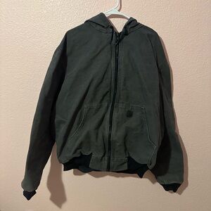 Vintage gray Carhartt zip-up jacket